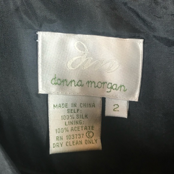 Donna Morgan Silk Dress size 2 - Picture 3 of 3